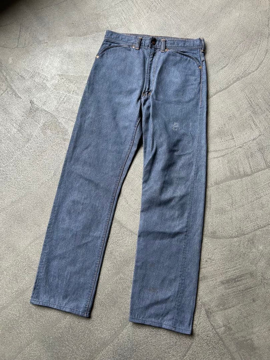 60s ROEBUCKS Blue Straight Denim Pants #PCIWRP
