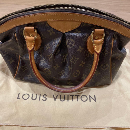 LOUIS VUITTON Dark Brown Handbag #QY31KM