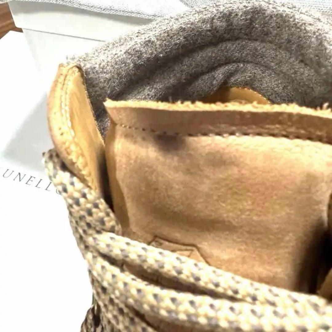 Brunello Cucinelli Nubuck Boots in Beige Mouton #QYBKTX