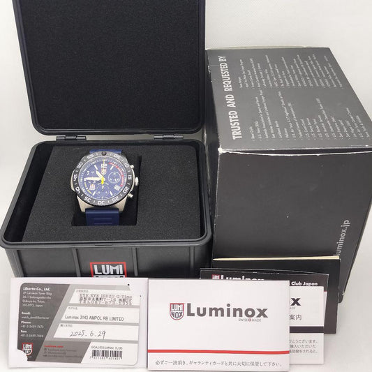 Luminox 3143 AMPOL RB LIMITED watch with box and warranty. #QYF0NJ