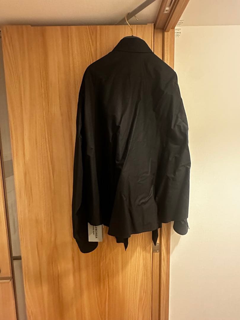 BALENCIAGA Black Long Sleeve Swing Shirt with Tags #PCBSQM