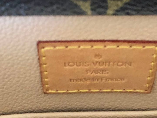 LOUIS VUITTON Monogram Canvas Sac Plat Flat Tote Bag #QYIFZW