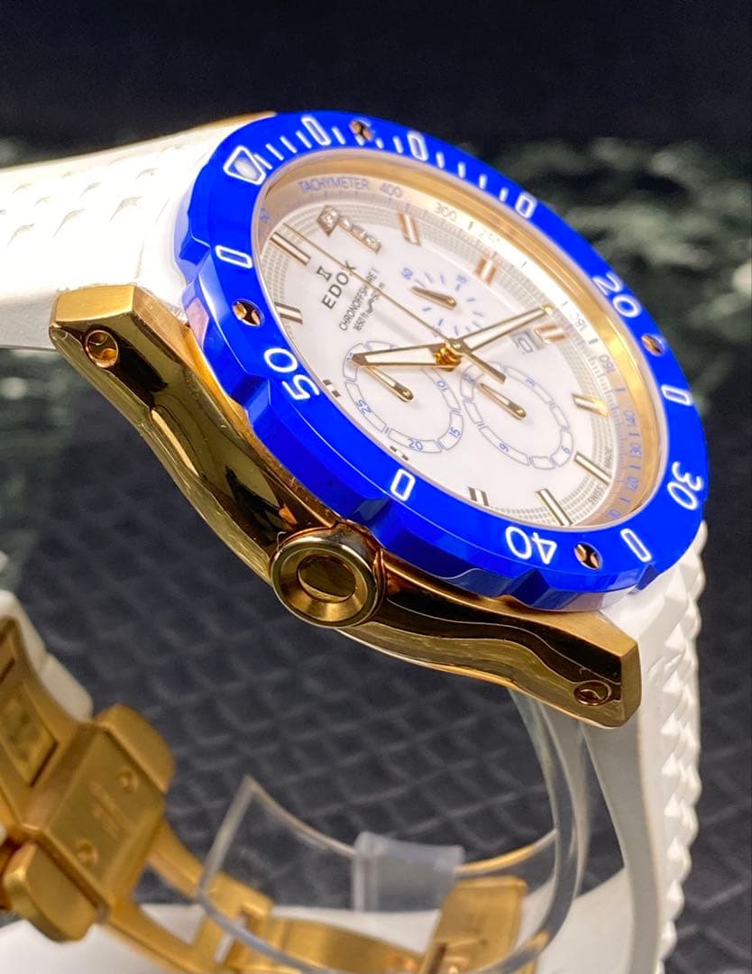 EDOX Diamond 5P Chrono Offshore 1 Limited Edition, 100 pieces worldwide #QY1QPX