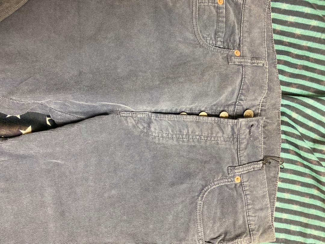 GUCCI Corduroy Pants Navy 30 #QY3G0D