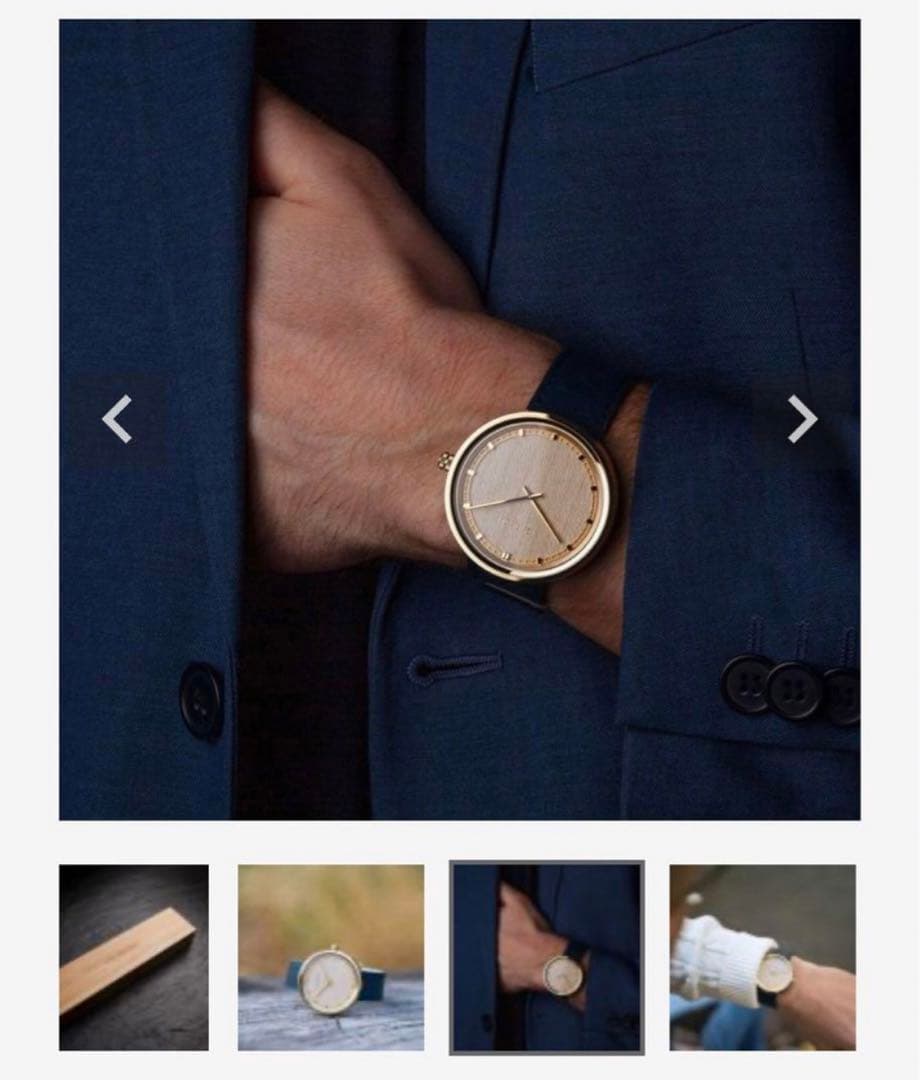 Vejrhoj Leather Wood Ladies Watch Scandinavian Design #QYB6FF