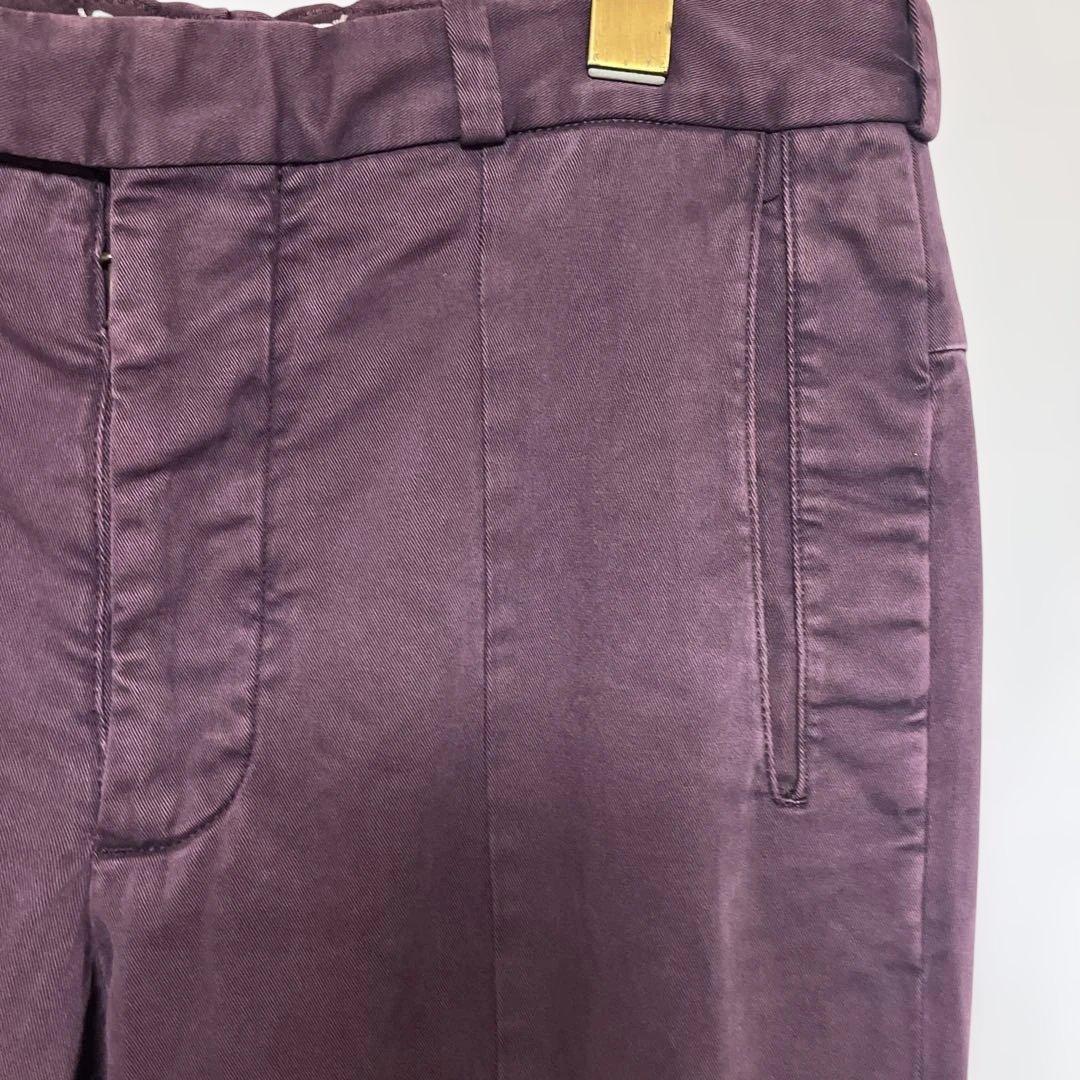 Martin Margiela 10 Kokonoe Tag Slim Pants Wine Red Size 44 #QY7B68