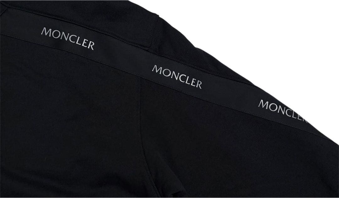 Moncler Reflective Logo Hoodie Black Size S #QYH5MT