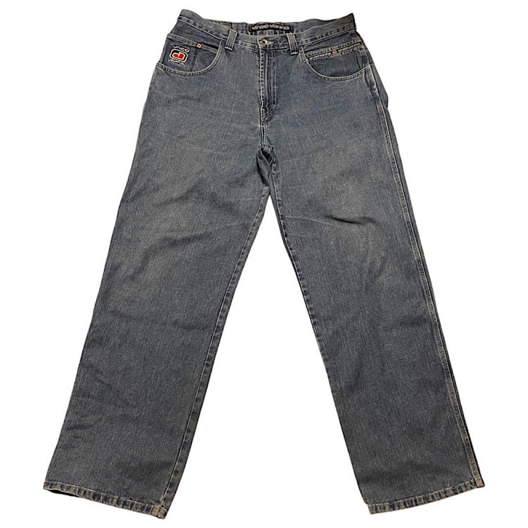 Vintage 90s JNCO JEANS denim wide-leg baggy pants, made in the USA #PCFH4H