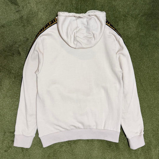 FENDI FF Line Hoodie Beige Size 48 #QYIFMP