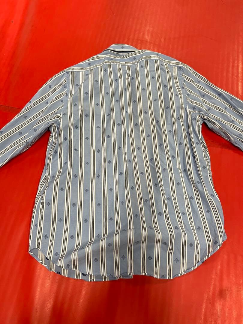 GUCCI Striped Floral Print Long Sleeve Shirt #PG2CYJ