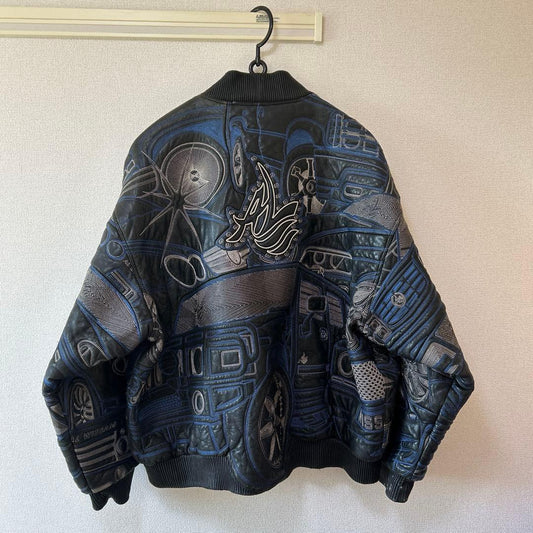 AL WISSAM fully embroidered leather jacket #QYGB7G