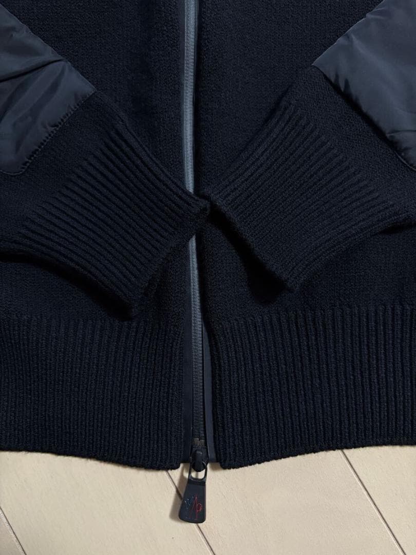 Moncler 2022-23 Autumn/Winter Hybrid Knit Parka, Size M #QY0VFM