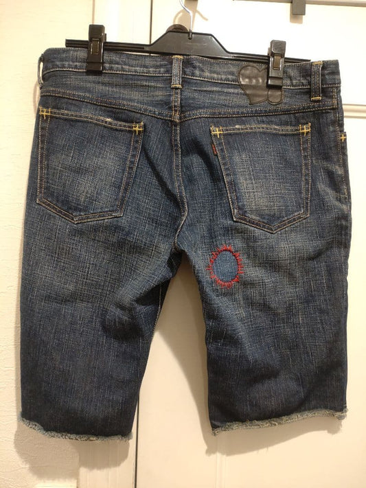 Size Number Nine Patched Half Denim Pants Soloist #QO8DZD