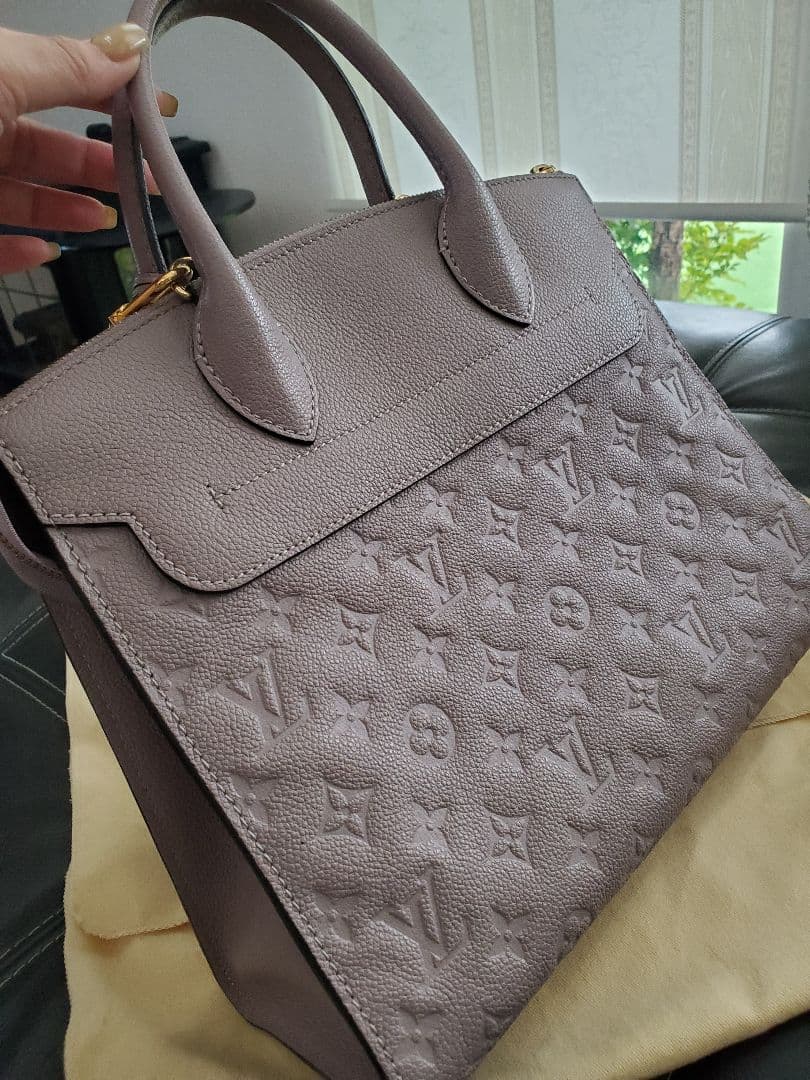 LOUIS VUITTON Monogram Pont Neuf MM 2-Way Shoulder Handbag #QY6WG3