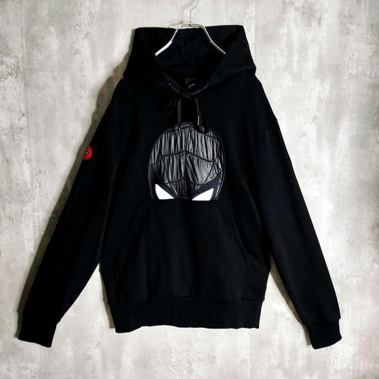 Moncler Marvel Black Spider-Man Hoodie, Size M #QYF0VP