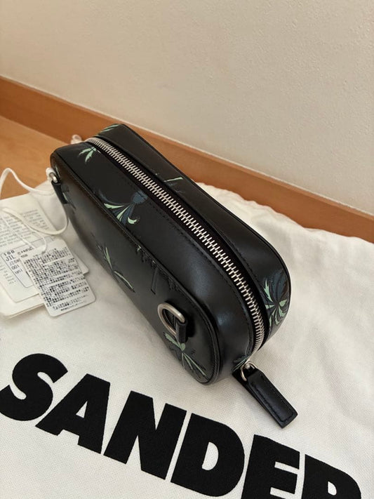 JIL SANDER shoulder bag Black Leather #QY97VX
