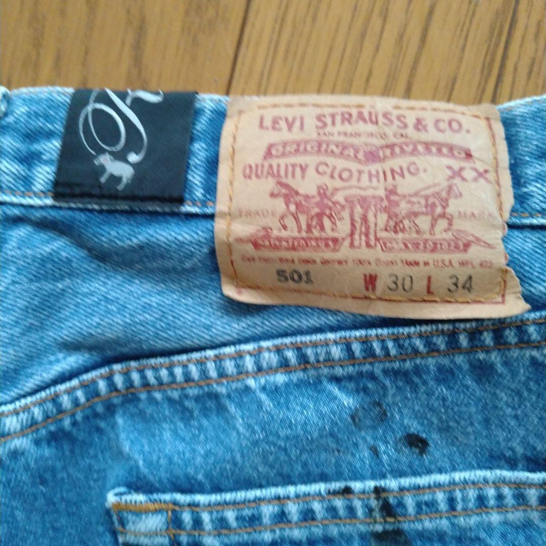 Levi's 501 Straight Denim W30 L34 Roba #QY01B6