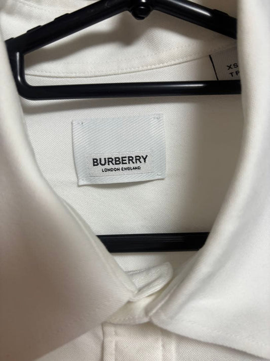 BURBERRY White Long Sleeve Shirt Burberry #QYFFXO
