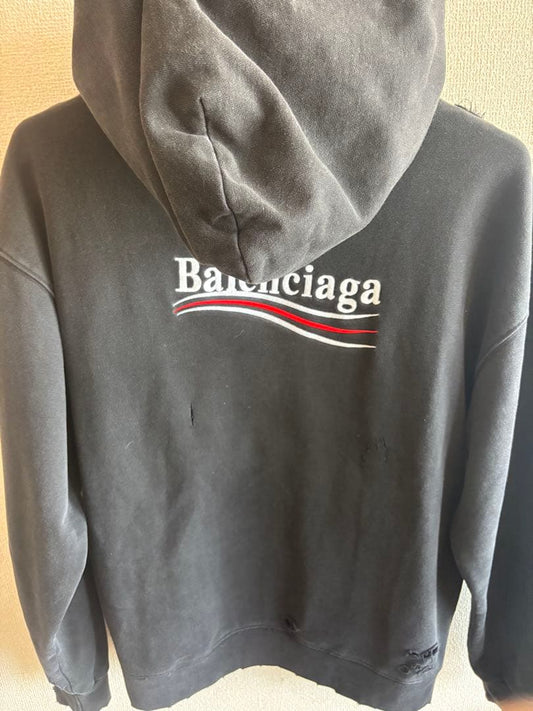 BALENCIAGA Distressed Hoodie #QY6VNH