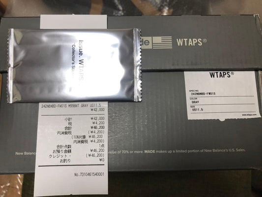 WTAPS × New Balance 998 Gray 29.5cm #PG5DF0