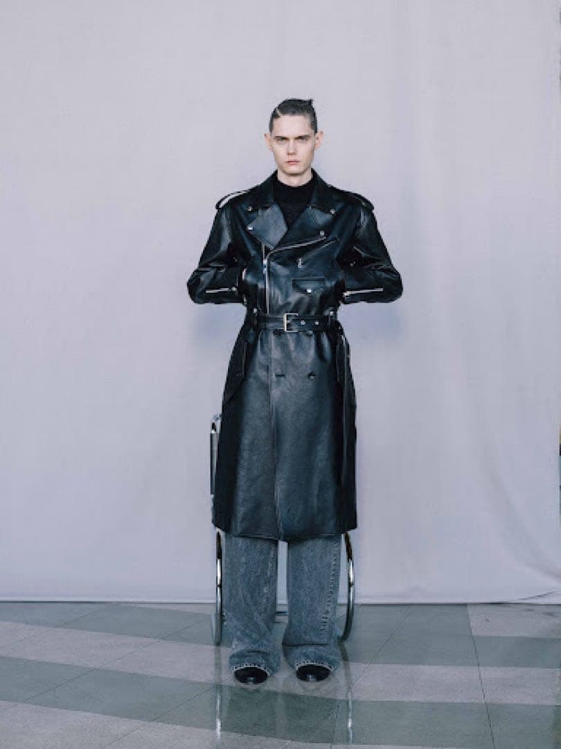 John Lawrence Sullivan leather coat #QY2DHO