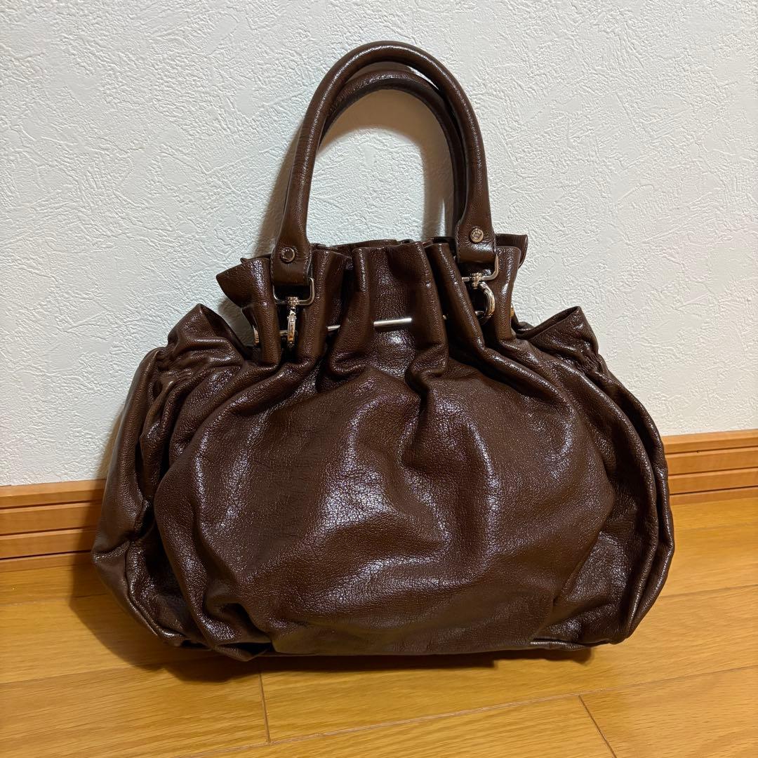 MARNI Brown handbag with chain #QYAYF4