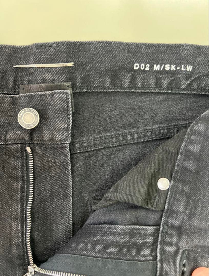 Black skinny denim pants #QOKKZM