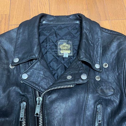 80s Lewis Leathers Wingless Rider's Jacket #QYDXYT