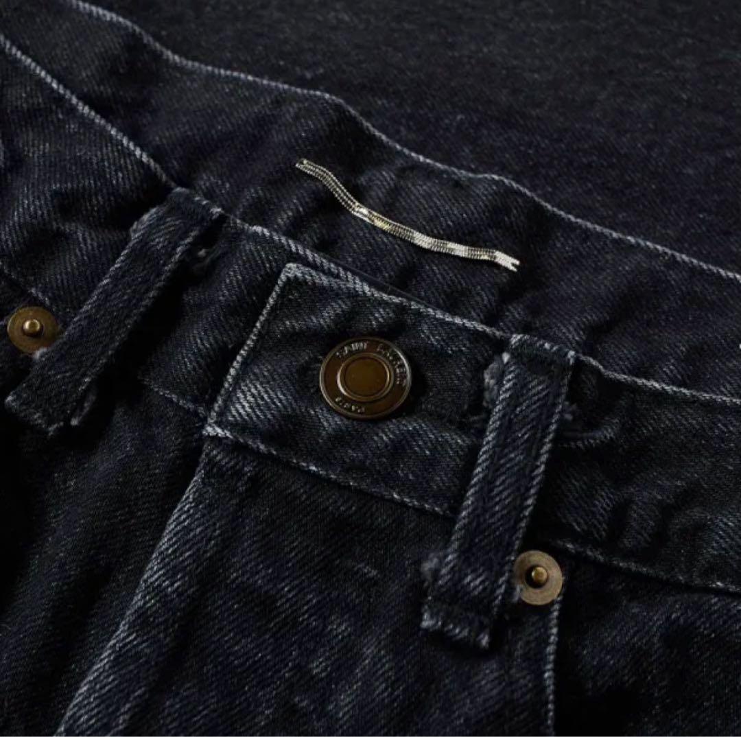 SAINT LAURENT 26 Crushed Skinny Denim Pants #QY2KYH
