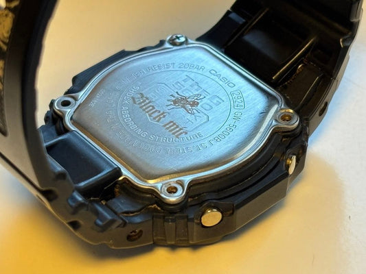 Collaboration G-SHOCK Black Sound Watch GW-5600 Black Microphone Radio-C #QYF16H