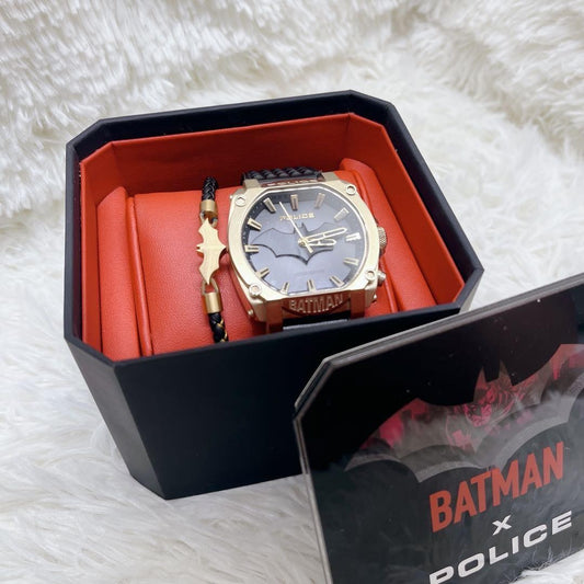 BATMAN X POLICE Watch with Bracelet #QYBD93