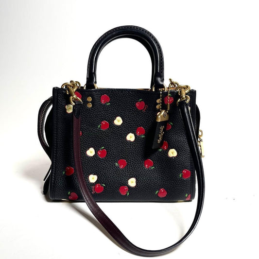 Coach Rogue 25 Japanese Limited Apple Print #QYFV0H