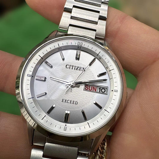 Citizen Exceed Eco-Drive Solar Radio-Controlled Watch EXCEED CITIZEN #QY7AEV