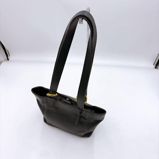 Coach 4157 Glovetanned Leather Shoulder Bag, Black #QYAALU