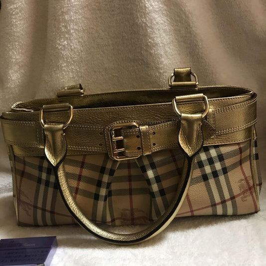 BURBERRY handbag, Nova check pattern Women #QYL06V