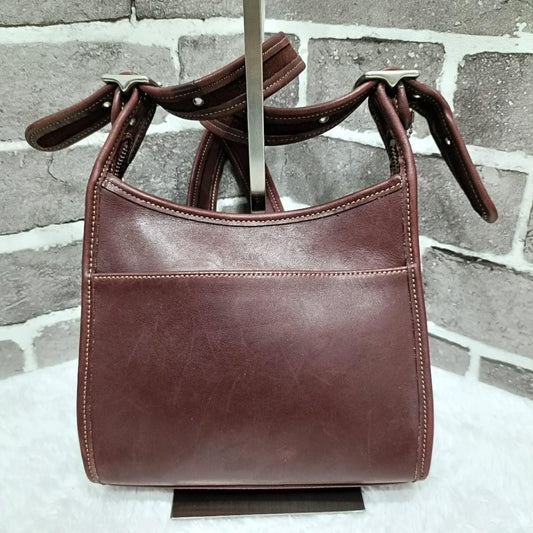 COACH Old Coach 9997 Shoulder Bag, Classic Leather, Bordeaux Red #QY2SMH
