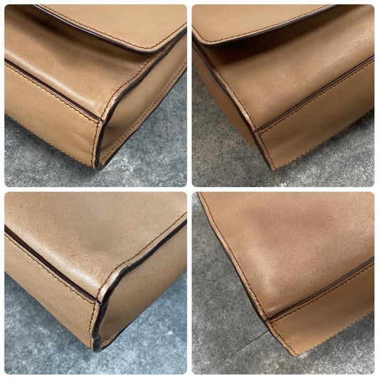Coach Shoulder Bag, Handbag, Clutch Bag (2-way), Brown #QY4Y2P