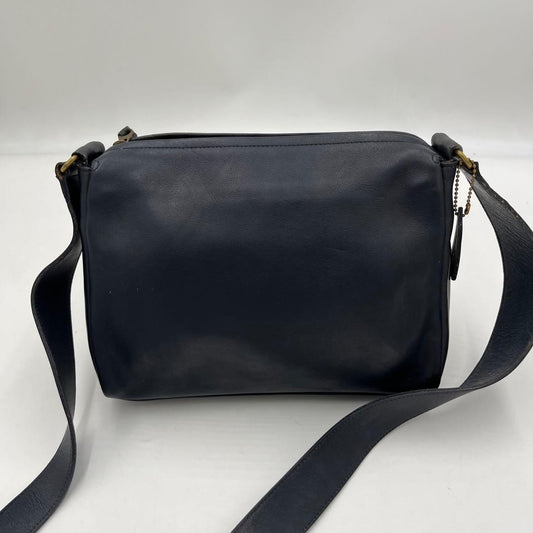 Coach Old Coach Shoulder Bag, Glovetanned Leather, Navy #QY4Y1X