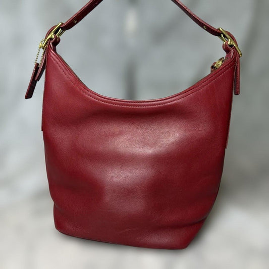 COACH Old Coach One-Shoulder Bag 9823 Made in the US Red #QYH5UY