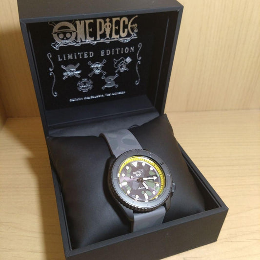 Seiko 5 Sports ONE PIECE Collaboration Sanji Watch #QY4XZ2