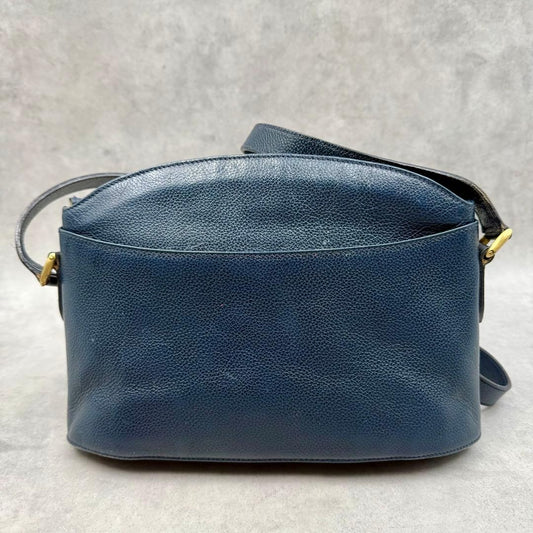 COACH Old Coach Madison Shoulder Bag, Navy Leather #QY72SJ