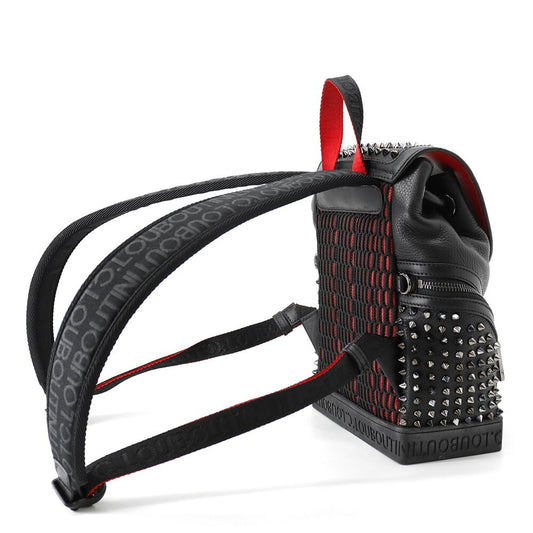 Christian Louboutin Explorer Funk Studded Backpack, Small, 3215038, Blac #QYAADZ