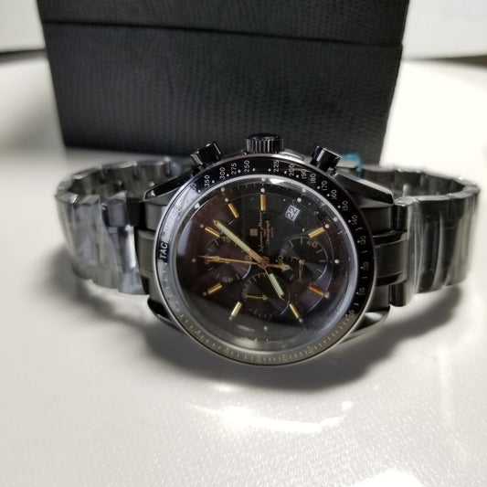 Full black/center chronograph production model #PFHDC3