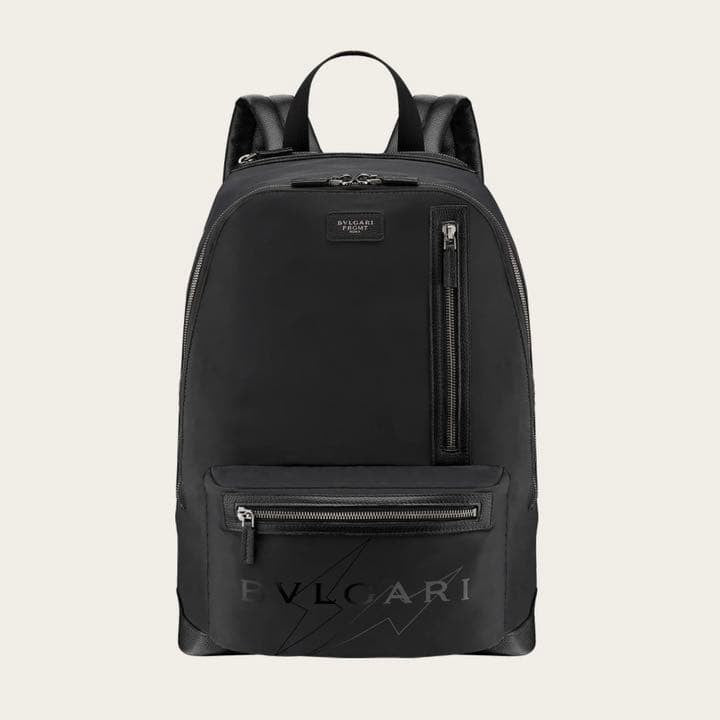 BVLGARI x Fragment Hiroshi Fujiwara Backpack Black Nylon #QY98BI
