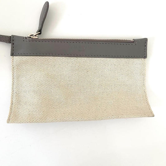 BALENCIAGA Navy Cabas XS Handbag with Pouch, Gray, Canvas × Leather #QY0NBY