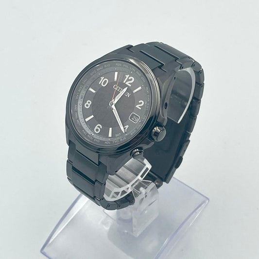 CITIZEN Attesa Eco-Drive CB1075-52E Black Titanium #QYGII9