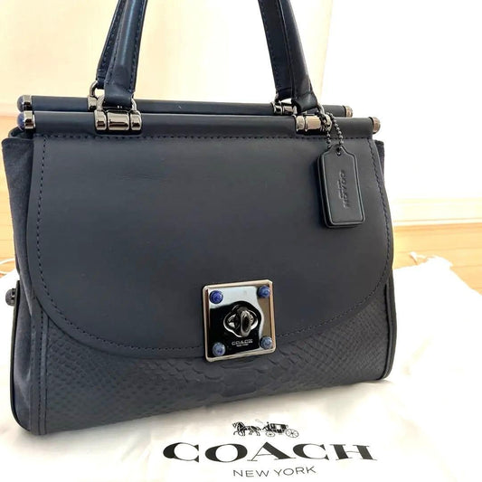 COACH bag Blue #QYCGRG