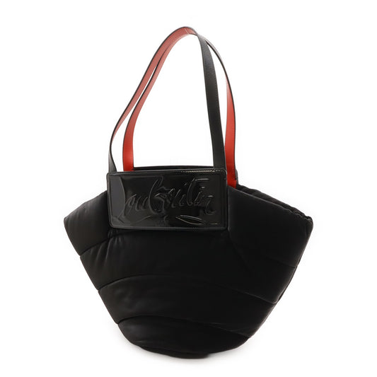 Christian Louboutin Rubishore Tote Bag Shoulder Bag Velvet Enamel Leathe #QYF05A