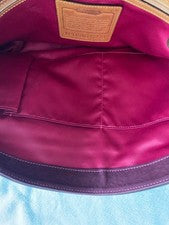 COACH Leather Messenger Bag Old Coach #QY7375