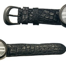 AB. Grimoldi Blackjack Men's Watch, 500 pieces. Black dial, leather brac #QY6FQJ